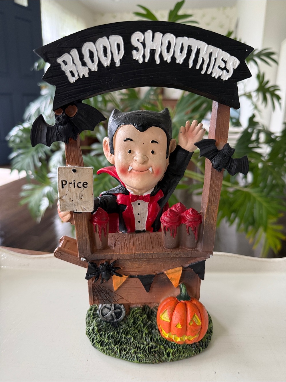 Vampire ‘Blood Smoothies’ Halloween Figurine Decor